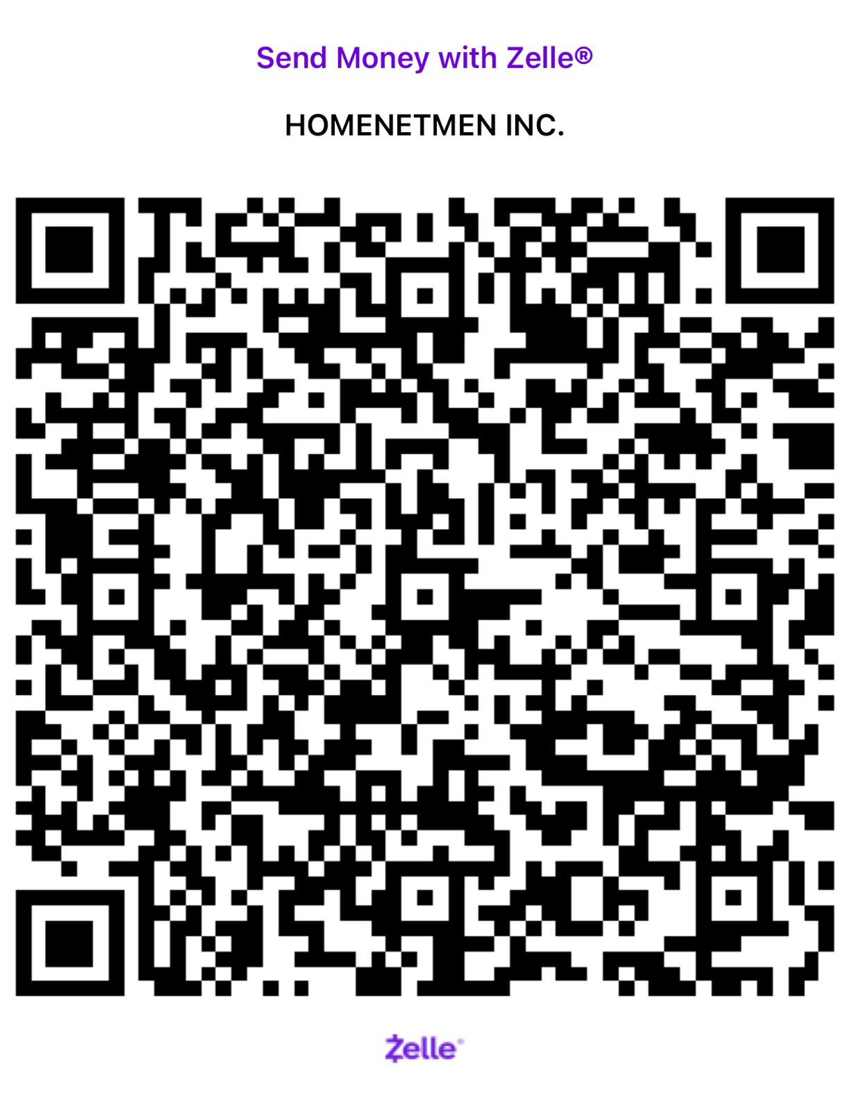 QR code for Zelle