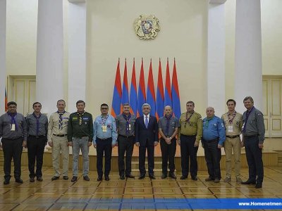 Հ. Ս. ՇԱՐԺՈՒՄԻ ՆԵՐԿԱՅԱՑՈՒՑԻՉՆԵՐՈՒՆ ԱՅՑԵԼՈՒԹԻՒՆԸ ՆԱԽԱԳԱՀ ՍԵՐԺ ՍԱՐԳՍԵԱՆԻՆ