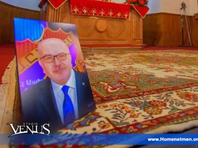 ՀԱԼԷՊԻ ՄԷՋ ՀՈԳԵՀԱՆԳՍՏԵԱՆ ՊԱՇՏՕՆ` Հ.Մ.Ը.Մ.Ի ԿԵԴՐՈՆԱԿԱՆ ՎԱՐՉՈՒԹԵԱՆ ՆԱԽԿԻՆ  ԱՏԵՆԱՊԵՏ ԵՂԲ. ԳԱՌՆԻԿ ՄԿՐՏԻՉԵԱՆԻ ՀՈԳՒՈՅՆ