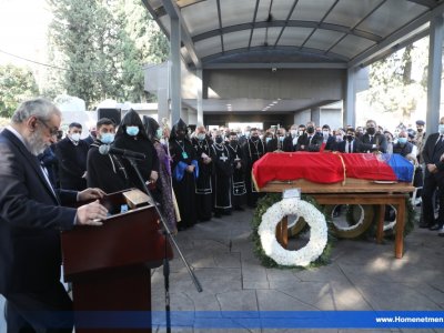 Հ.Յ.Դ. ԼԻԲԱՆԱՆԻ ԿԵԴՐՈՆԱԿԱՆ ԿՈՄԻՏԷԻ ՆԵՐԿԱՅԱՑՈՒՑԻՉ, ԵՐԵՍՓՈԽԱՆ ՅԱԿՈԲ ԲԱԳՐԱՏՈՒՆԻԻ ԴԱՄԲԱՆԱԿԱՆԸ  ԱՐՏԱՍԱՆՈՒԱԾ՝ ԵՂԲ. ԳԱՌՆԻԿ ՄԿՐՏԻՉԵԱՆԻ ՄԱՀՈՒԱՆ ԱՌԻԹՈՎ
