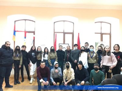 ԿԻՒՄՐԻԻ ՄԷՋ ՀԱՆԴԻՊՈՒՄ ՝ ԱՐՑԱԽԵԱՆ  ՊԱՏԵՐԱԶՄԻՆ ՄԱՍՆԱԿԻՑ ՍԿԱՈՒՏՆԵՐՈՒ ՀԵՏ