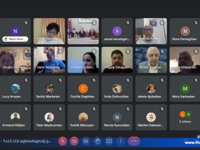 Pan-Homenetmen First Online Public Relations 
Conferences End with Success