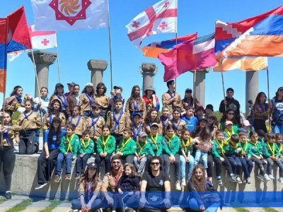 Thirty-Five New Scouts join Homenetmen Tbilisi Chapters